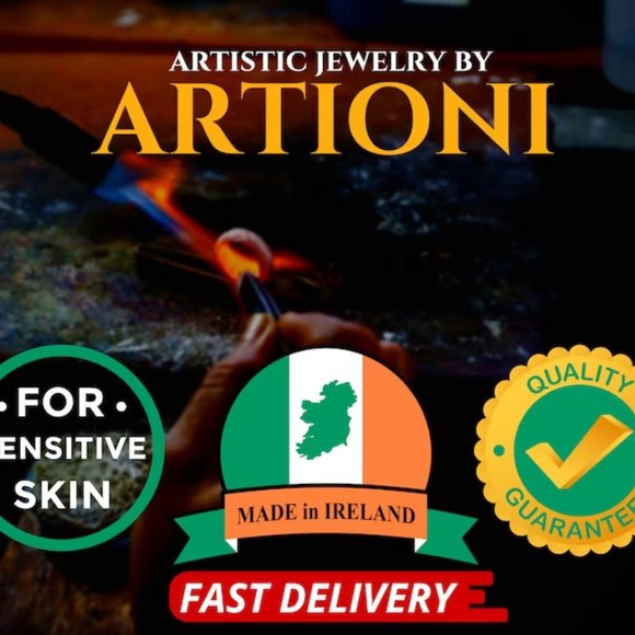 Clover Necklace | 18K Gold / Platinum Coated 925 Silver | Lucky Four Leaf Clover - Picture 8 of 8